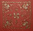 Handmade Manila Embroidered Shawl. Natural Silk. Ref.1011017NCALCO 363.640€ #500351011017NCALCO